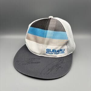 Subaru Rally Team USA Snapback Hat Adjustable Mesh Back Cap